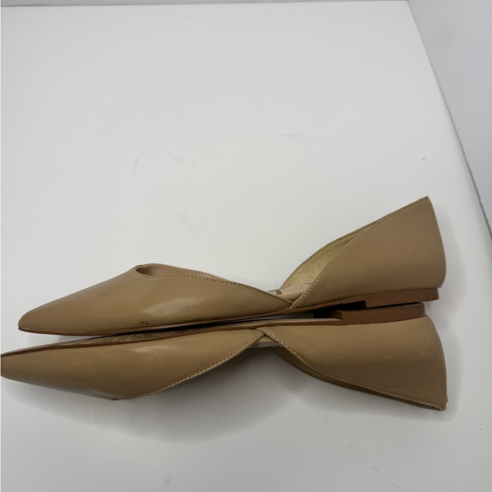 Sam Edelman Pointed Toe D'Orsay Flats in Taupe - Picture 6 of 8